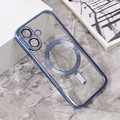 Zastitna maska (futrola) Magsafe Lux - iPhone 16 6.1 svetlo plava.