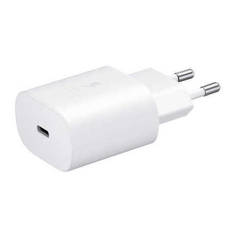 Samsung kucni punjac PD 3A 25W Type C bez kabla beli BULK (EP-TA800NWE).