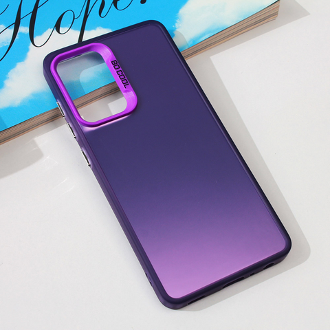 Zastitna maska (futrola) providna - Samsung A525 Galaxy A52 4G/A526 Galaxy A52 5G/A528B Galaxy A52s 5G ljubicasta.