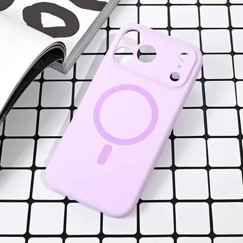 Zastitna maska (futrola) Magsafe Pure color - iPhone 17 Pro Max/18 Pro Max 6.9 lila.