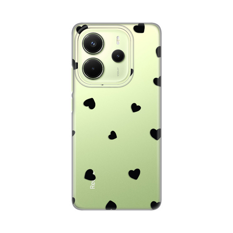 Zastitna ultra tanka (skin) maska / futrola PRINT - Xiaomi Redmi Note 14 4G (SRB) Hearts.