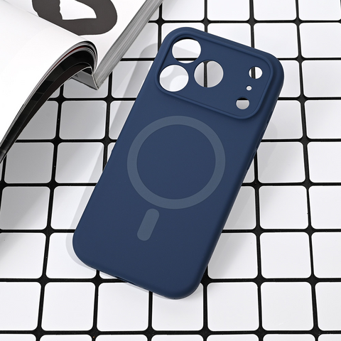 Zastitna maska (futrola) Magsafe Pure color - iPhone 17 Pro/18 Pro 6.3 plava.