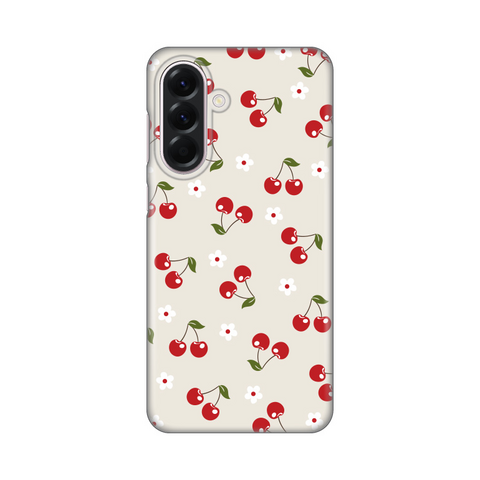 Zastitna silikonska maska (futrola) PRINT - Samsung A566 Galaxy A56 5G Cherry and Flowers.