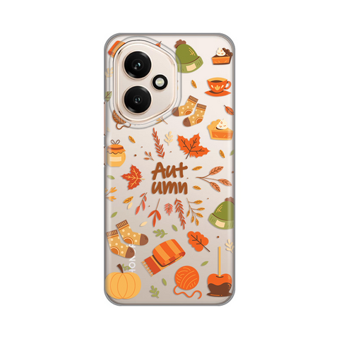 Zastitna ultra tanka (skin) maska / futrola PRINT - Huawei Honor 400 Autumn.