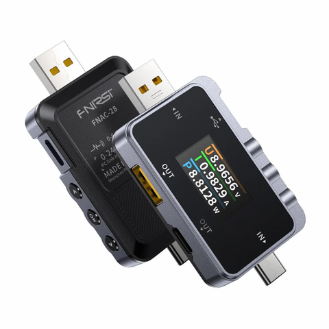 Multifunkcionalni digitalni USB i Type C smart tester FNIRSI FNAC-28 2u1 (za punjace i Univerzalna Back Up Baterija uredjaje).