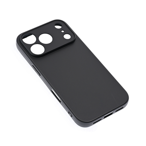 Zastitna silikonska maska (futrola) Skin - iPhone 17 Pro/18 Pro 6.3 mat crna.