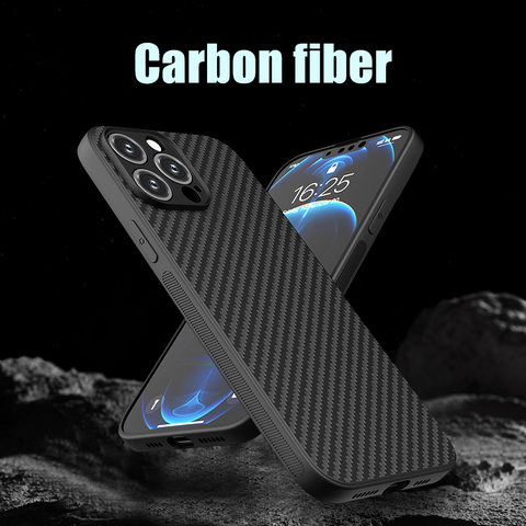 Zastitna maska (futrola) Carbon fiber - iPhone 17 Pro Max/18 Pro Max 6.9 crna.