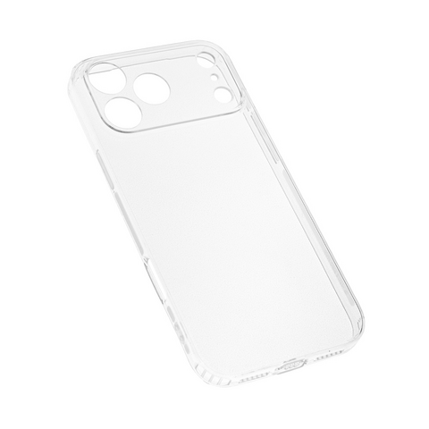 Zastitna silikonska maska (futrola) Ultra Thin with pluggy - iPhone 17 Pro/18 Pro 6.3 Transparent.