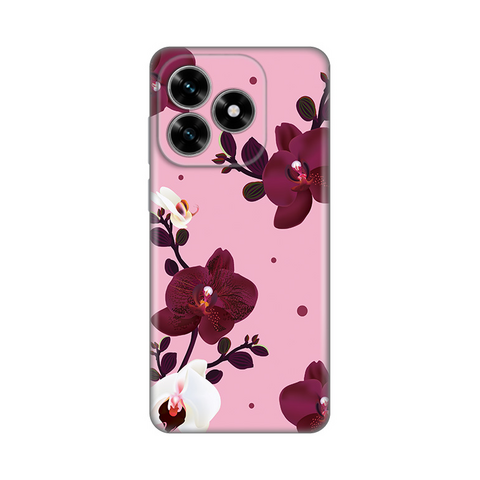 Zastitna ultra tanka (skin) maska / futrola PRINT - Huawei Honor X5c Plus Pink Orchid.