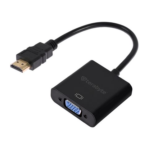 Adapter HDMI M na VGA Z Terabyte crni.