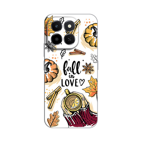 Zastitna silikonska maska (futrola) PRINT - Huawei Honor X6c Fall in Love.