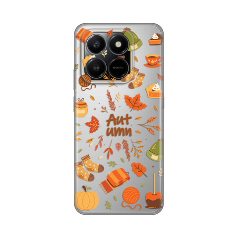 Zastitna ultra tanka (skin) maska / futrola PRINT - Honor X7d 4G/400 Smart 5G Autumn.