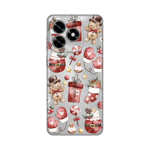Zastitna ultra tanka (skin) maska / futrola PRINT - Huawei Honor X5c Plus Cozy Christmas.