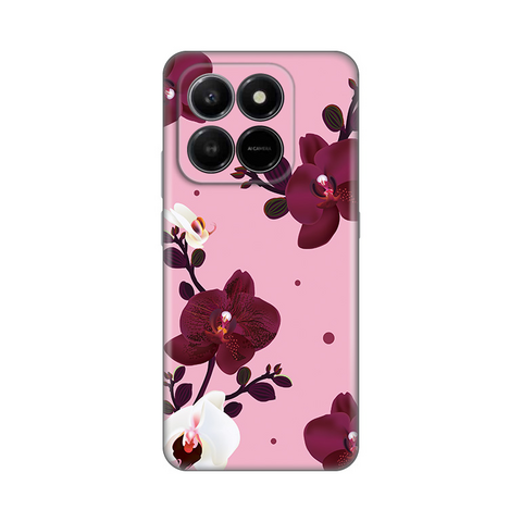 Zastitna ultra tanka (skin) maska / futrola PRINT - Honor X7d 4G/400 Smart 5G Pink Orchid.