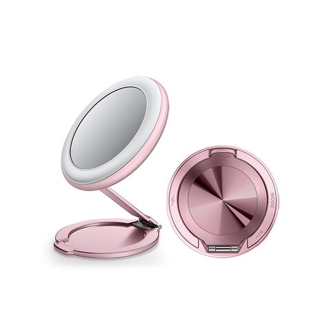 Drzac magnetni Ring sa ogledalom - mobilni telefon roze (MS).