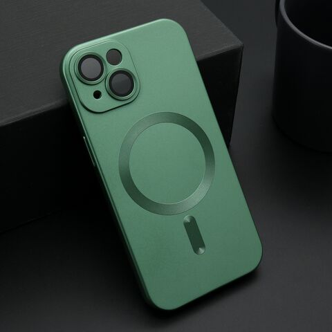 Zastitna maska (futrola) ELEGANT MAGSAFE - iPhone 15 zelena (MS).