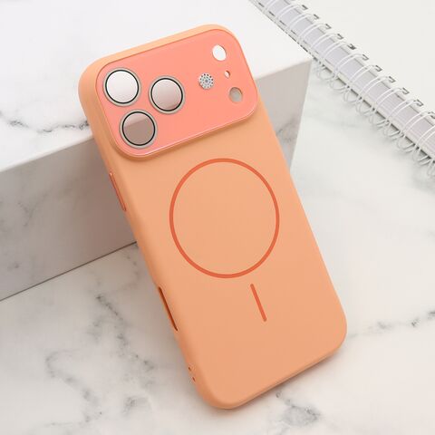 Zastitna maska (futrola) PASTEL DREAMS MagSafe - iPhone 17 Pro Max (6.9)/iPhone 18 Pro Max (6.9) narandzasta (MS).