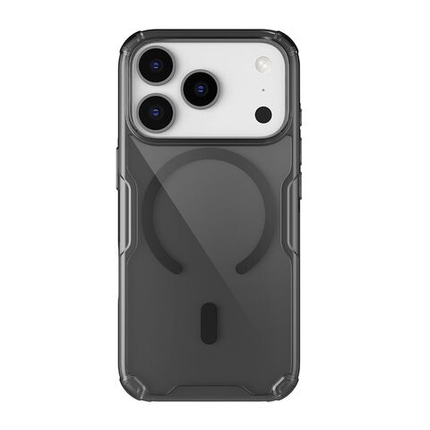 Zastitna maska (futrola) NILLKIN Nature Pro Magnetic - iPhone 17 Pro Max/18 Pro Max (6.9) providno crna (MS).