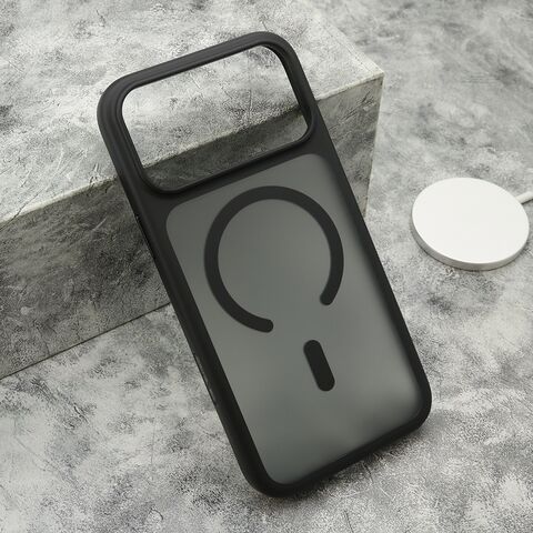 Zastitna maska (futrola) SHADOW MagSafe - iPhone 17 Pro Max (6.9)/iPhone 18 Pro Max (6.9) crna (big camera) (MS).