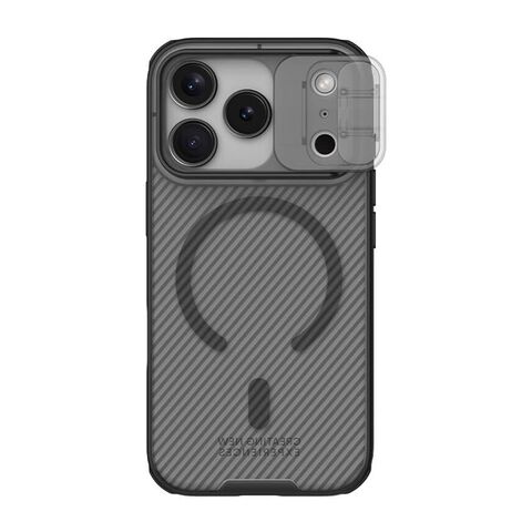 Zastitna maska (futrola) Nillkin Cam Shield Pro Magnetic - iPhone 17 Pro Max/18 Pro Max (6.9) providno crna (MS).