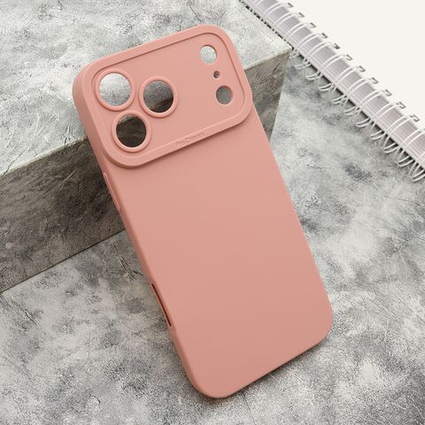 Zastitna silikonska maska (futrola) Pro Camera - iPhone 17 Pro Max (6.9)/iPhone 18 Pro Max (6.9) roze (MS).