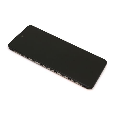 LCD displej (ekran) - Motorola Moto G04/G04s (2024) + Touch screen + okvir crni Full ORG EU (5D68C23890/5D68C24245) (MS).