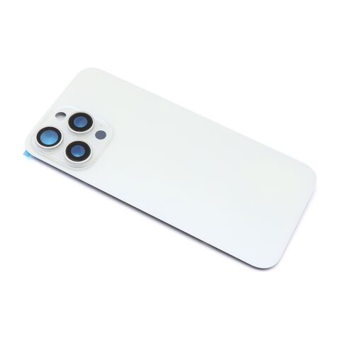 Poklopac baterije - Iphone 15 Pro Max beli (white) Titanium (NO LOGO) (MS).