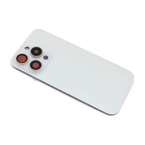 Poklopac baterije - Iphone 15 Pro beli (white) Titanium (NO LOGO) (MS).