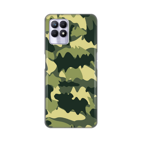 Zastitna ultra tanka (skin) maska / futrola PRINT - Realme 8i Army.