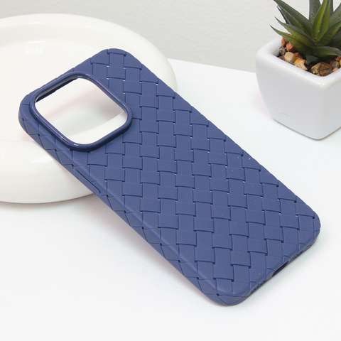 Zastitna maska (futrola) Weave case - iPhone 14 Pro plava.