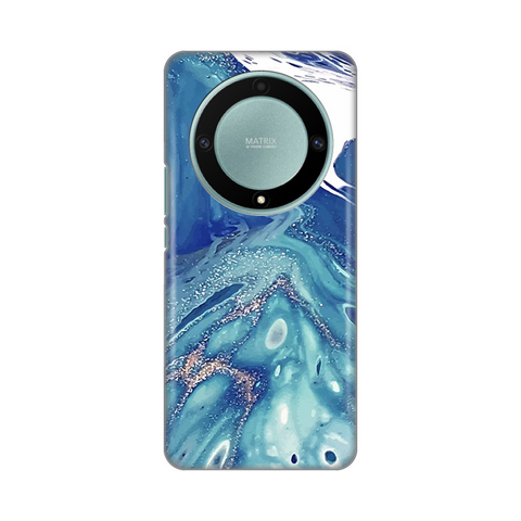 Zastitna silikonska maska (futrola) PRINT - Huawei Honor Magic 5 Lite Blue Marble.