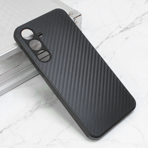 Zastitna maska (futrola) Carbon fiber - Samsung A356B Galaxy A35 5G crna.