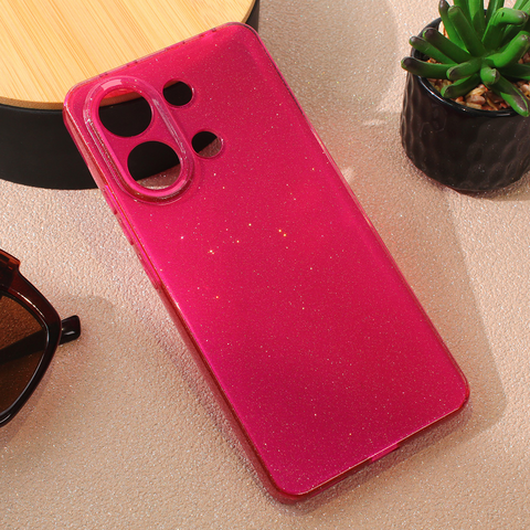 Zastitna maska (futrola) Sparkle Dust - Xiaomi Redmi Note 13 4G bordo.