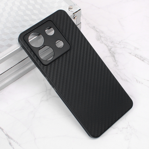 Zastitna maska (futrola) Carbon fiber - Xiaomi Redmi Note 13 Pro 5G (EU) crna.