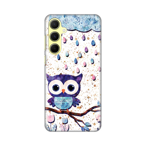 Zastitna ultra tanka (skin) maska / futrola PRINT - Samsung A556 Galaxy A55 5G Owl.