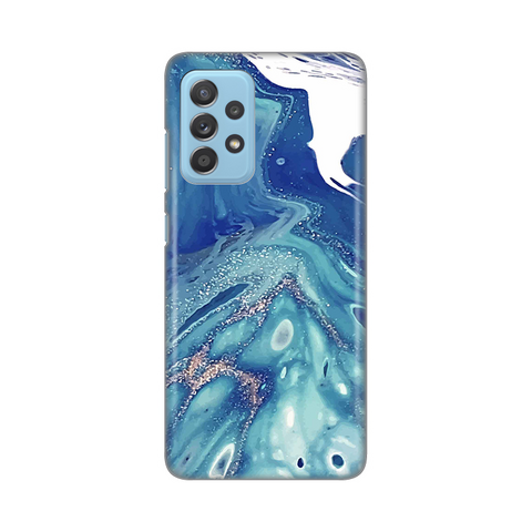 Zastitna silikonska maska (futrola) PRINT - Samsung A525 Galaxy A52 4G/A526 Galaxy A52 5G/A528B Galaxy A52s 5G Blue Marble.