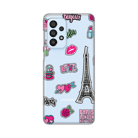 Zastitna ultra tanka (skin) maska / futrola PRINT - Samsung A336 Galaxy A33 5G Love Paris.