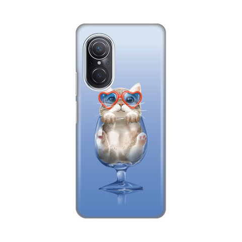 Zastitna silikonska maska (futrola) PRINT - Huawei Nova 9 SE/Honor 50 SE Funny Cat.