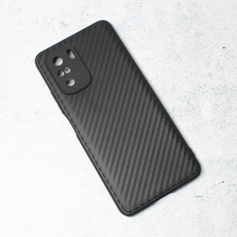 Zastitna maska (futrola) Carbon fiber - Xiaomi Poco F3/Mi 11i crna.