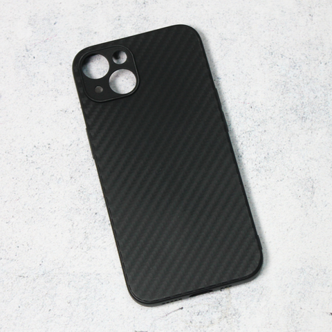 Zastitna maska (futrola) Carbon fiber - iPhone 13 crna.