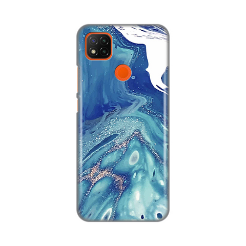 Zastitna silikonska maska (futrola) PRINT - Xiaomi Redmi 9C/Redmi 10A Blue Marble.