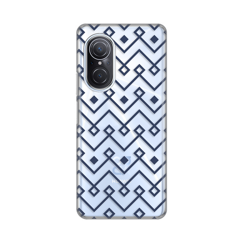 Zastitna ultra tanka (skin) maska / futrola PRINT - Huawei Nova 9 SE Blue cubes.