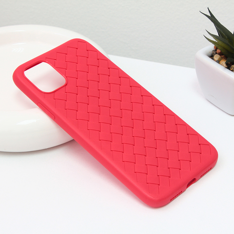 Zastitna maska (futrola) Weave case - iPhone 11 6.1 crvena.