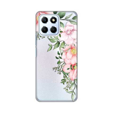 Zastitna ultra tanka (skin) maska / futrola PRINT - Huawei Honor X6 Gentle Rose Pattern.