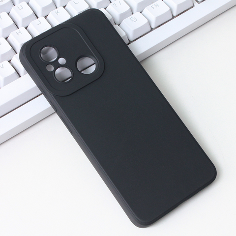 Zastitna maska (futrola) Silikon Pro Camera - Xiaomi Redmi 12C crna.