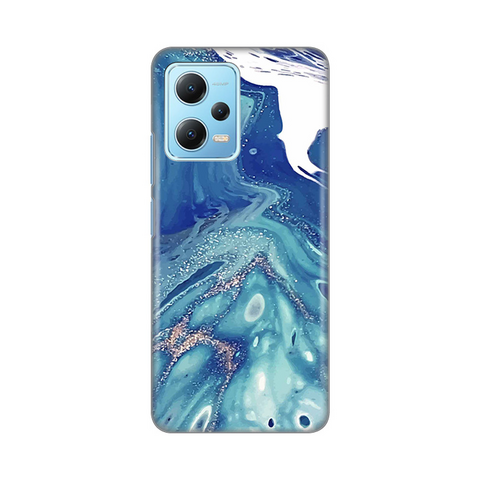 Zastitna silikonska maska (futrola) PRINT - Xiaomi Redmi Note 12 5G (EU) Blue Marble.