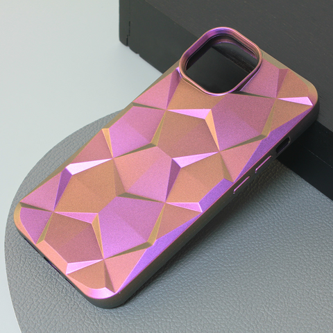 Zastitna maska (futrola) Shiny Diamond - iPhone 14 ljubicasta.