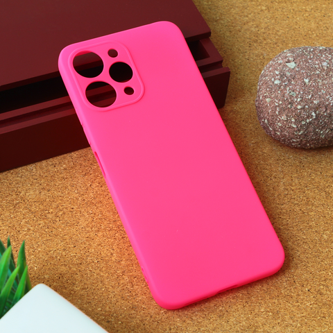 Zastitna maska (futrola) Teracell Giulietta - Xiaomi Redmi 12 mat pink.