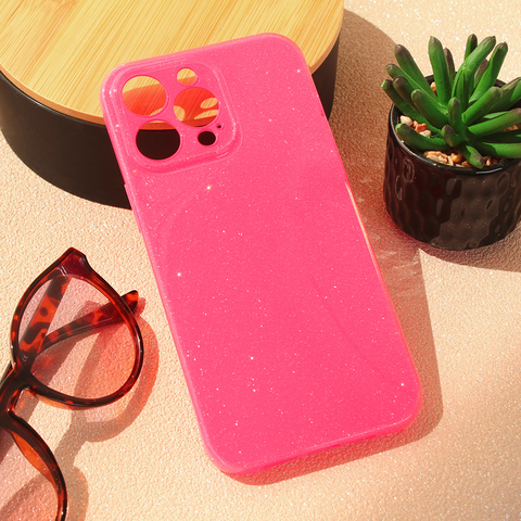 Zastitna maska (futrola) Sparkle Dust - iPhone 15 Pro Max 6.7 pink.