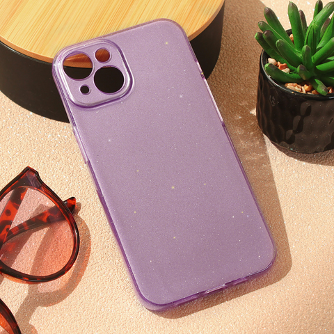 Zastitna maska (futrola) Sparkle Dust - iPhone 15 6.1 ljubicasta.